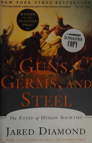 Guns, Germs, and Steel by Jared Diamond - Book Cover